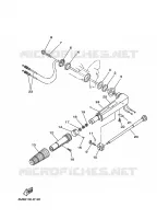 STUUR voor Yamaha 8C Manual Starter, Tiller Handle, Manual Tilt, Pre-Mixing, Shaft 15