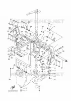 KUIPFRAME voor Yamaha LF225T Left Hand, Electric Start, Power Trim & Tilt, Remote Control, Shaft 25