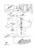 BRANDSTOF SYSTEEM 1 voor Yamaha FL300A Counter Rotation, Electric Starter, Remote Control, Power Trim & Tilt 2008
