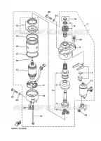 STARTMOTOR voor Yamaha FL300A Counter Rotation, Electric Starter, Remote Control, Power Trim & Tilt 2008