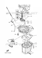 VENTILATEUR D'HUILE voor Yamaha FL300A Counter Rotation, Electric Starter, Remote Control, Power Trim & Tilt 2008
