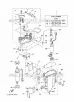BENZINEPOMP 1 voor Yamaha LF350X Counter Rotation, Electric Starter, Tiller & Remote Control, Power Trim & Tilt, Shaft 25