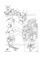 ELECTRISCH 4 voor Yamaha LF350X Counter Rotation, Electric Starter, Tiller & Remote Control, Power Trim & Tilt, Shaft 25