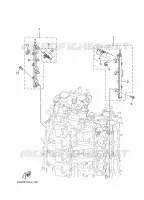 GASKLEP HUIS 2 voor Yamaha LF350X Counter Rotation, Electric Starter, Tiller & Remote Control, Power Trim & Tilt, Shaft 25