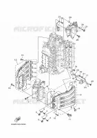 INLAAT 1 voor Yamaha LF350X Counter Rotation, Electric Starter, Tiller & Remote Control, Power Trim & Tilt, Shaft 25