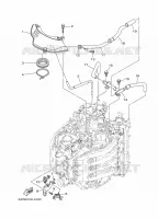 INLAAT 2 voor Yamaha LF350X Counter Rotation, Electric Starter, Tiller & Remote Control, Power Trim & Tilt, Shaft 25