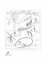 KUIP BOVENSTE voor Yamaha LF350X Counter Rotation, Electric Starter, Tiller & Remote Control, Power Trim & Tilt, Shaft 25