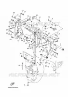 KUIPFRAME voor Yamaha LF350X Counter Rotation, Electric Starter, Tiller & Remote Control, Power Trim & Tilt, Shaft 25