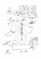 BRANDSTOF SYSTEEM 1 voor Yamaha LF350X Counter Rotation, Remote Control, Electric Starter, Power Trim & Tilt, Shaft 25