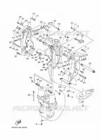KUIPFRAME voor Yamaha LF350X Counter Rotation, Remote Control, Electric Starter, Power Trim & Tilt, Shaft 25