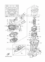 DEKSEL voor Yamaha LF350U Counter Rotation, Remote Control, Electric Starter, Power Trim & Tilt, Shaft 30