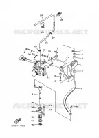 GASBEDIENING voor Yamaha LF350U Counter Rotation, Remote Control, Electric Starter, Power Trim & Tilt, Shaft 30