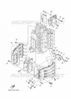 INLAAT 1 voor Yamaha LF350U Counter Rotation, Remote Control, Electric Starter, Power Trim & Tilt, Shaft 30