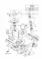 KANTELSYSTEEM 1 voor Yamaha LF350U Counter Rotation, Remote Control, Electric Starter, Power Trim & Tilt, Shaft 30
