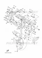 KUIPFRAME voor Yamaha LF350U Counter Rotation, Remote Control, Electric Starter, Power Trim & Tilt, Shaft 30