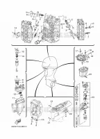ONDERHOUDSDELEN voor Yamaha LF350U Counter Rotation, Remote Control, Electric Starter, Power Trim & Tilt, Shaft 30