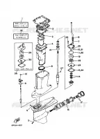 REPARATIESET 2 voor Yamaha L200F Left Hand, Electric Start, Remote Control, Power Trim & Tilt 1997