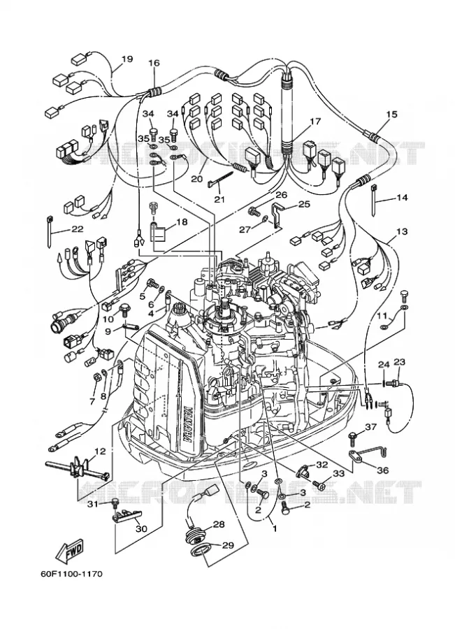 ELECTRISCH 2 Yamaha OUTBOARD ENGINES 150hp (110.3kW) 2002 LZ150  LZ150P