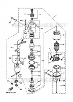 STARTMOTOR voor Yamaha LZ200N 2-STROKE, Counter Rotation 2007