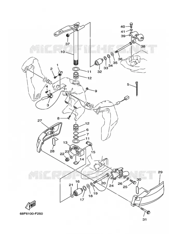 HOUDER 2 Yamaha OUTBOARD ENGINES 150hp (110.3kW) 2007 Z150  Z150P