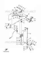 GASBEDIENING voor Yamaha Z150Q Electric Starter, Remote Control, Power Trim & Tilt, Oil injection, Shaft 20