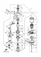 STARTMOTOR voor Yamaha Z150Q Electric Starter, Remote Control, Power Trim & Tilt, Oil injection, Shaft 20