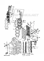 CILINDER / CARTERDELEN 2 voor Yamaha Z175G  2 Stroke, High Pressure Direct injection, Electric Starter, Remote Control, Power Trim & Tilt 2002