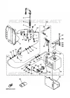 OLIE RESERVOIR voor Yamaha Z175G  2 Stroke, High Pressure Direct injection, Electric Starter, Remote Control, Power Trim & Tilt 2001