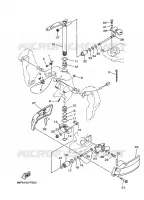 HOUDER 2 voor Yamaha Z200N 2-STROKE 2007