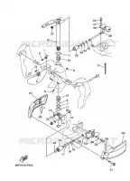 HOUDER 2 voor Yamaha Z200N 2-STROKE 2007