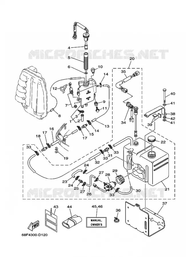 OLIE RESERVOIR Yamaha OUTBOARD ENGINES 200hp (147.1kW) 2006 Z200  Z200NETOL