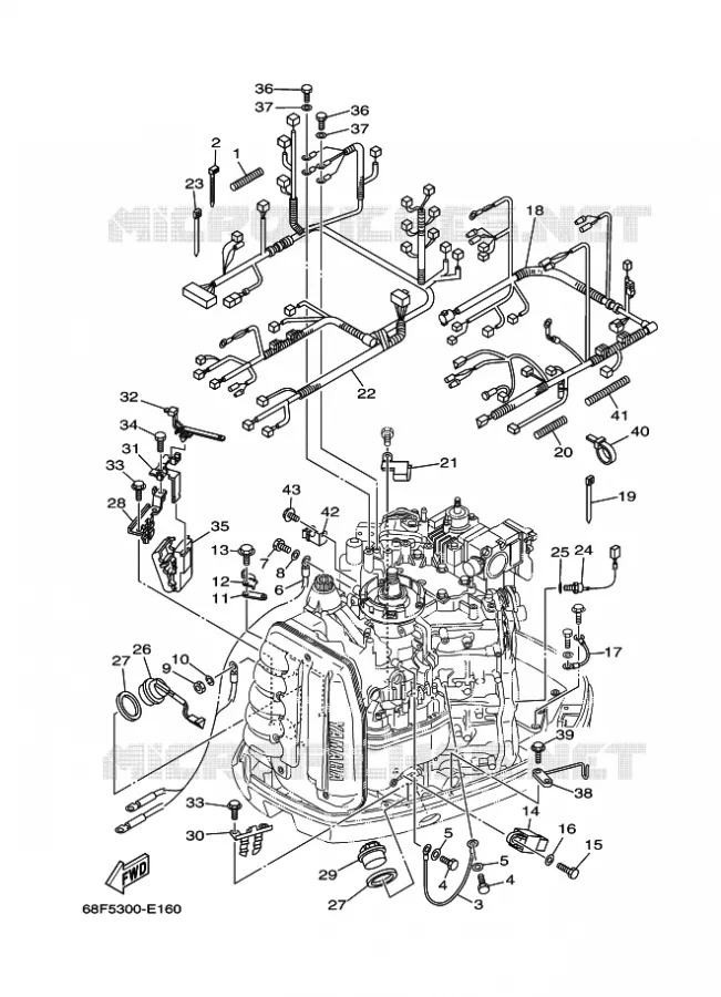 ELECTRISCH 2 Yamaha OUTBOARD ENGINES 200hp (147.1kW) 2006 Z200  Z200NETOX