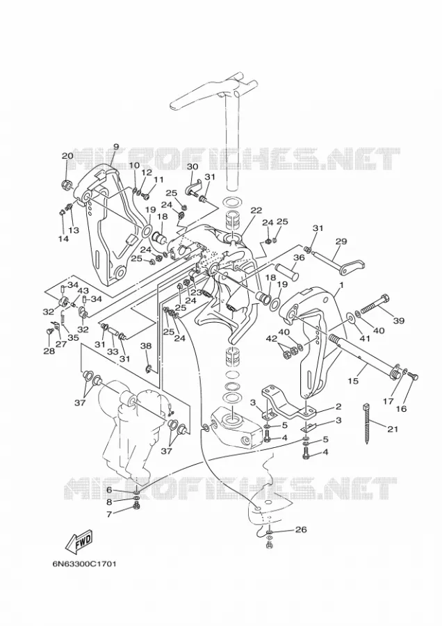 HOUDER 1 Yamaha OUTBOARD ENGINES 200hp (147.1kW) 2004 Z200  Z200NETOX