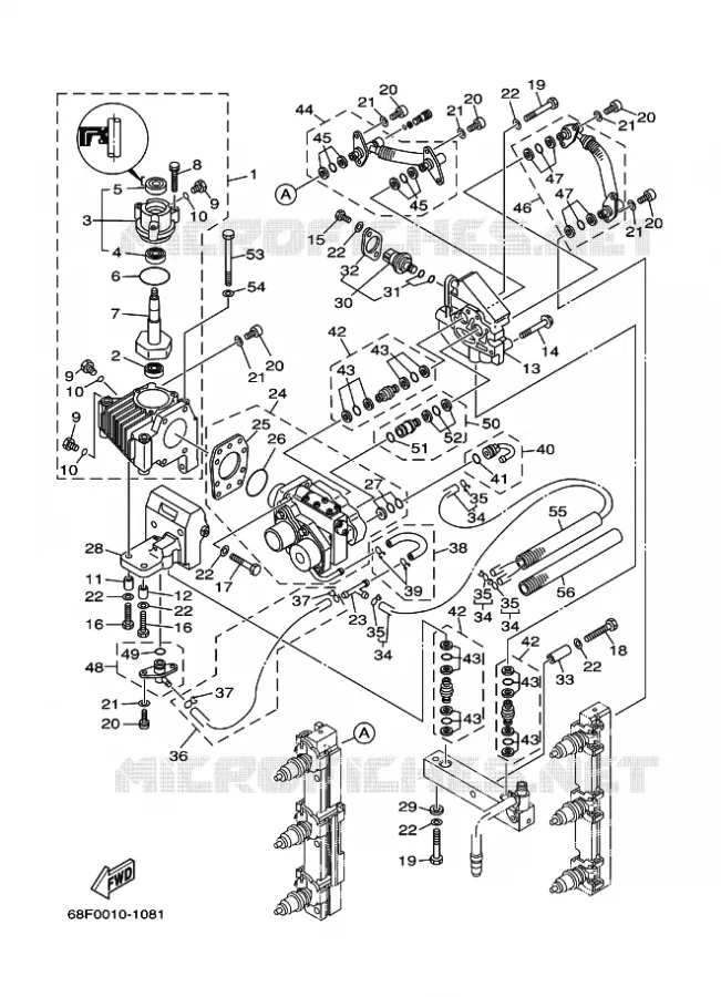 BENZINEPOMP Yamaha OUTBOARD ENGINES 200hp (147.1kW) 2002 Z200  Z200N