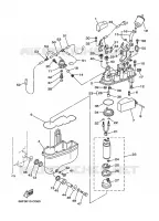 DAMPAFSCHEIDER 1 voor Yamaha Z200P Electric Starter, Remote Control, Power Trim & Tilt, Oil injection, Shaft 20