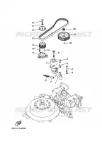 BRANDSTOFPOMP AANDRIJVING voor Yamaha Z250D Electric Starter, Remote Control, Power Trim & Tilt, Oil injection, Shaft 25