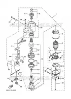 STARTMOTOR voor Yamaha Z250D Electric Starter, Remote Control, Power Trim & Tilt, Oil injection, Shaft 25