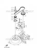 BRANDSTOFPOMP AANDRIJVING voor Yamaha Z250F Electric Starter, Remote Control, Power Trim & Tilt, Oil injection, Shaft 20