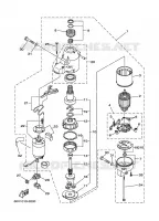 STARTMOTOR voor Yamaha Z250F Electric Starter, Remote Control, Power Trim & Tilt, Oil injection, Shaft 20