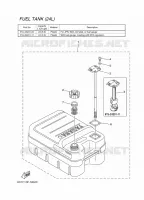 BENZINE TANK 2 voor Yamaha RIGGING FUEL-2014 2014