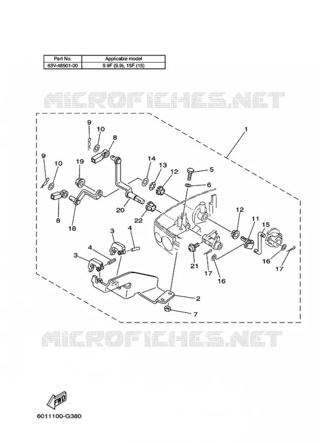 AFSTANDSBEDIENING BESLAG 2 Yamaha OUTBOARD ENGINES 2011 2011 RIGGING REMOCON-2011  RIGGING REMOCON-2011