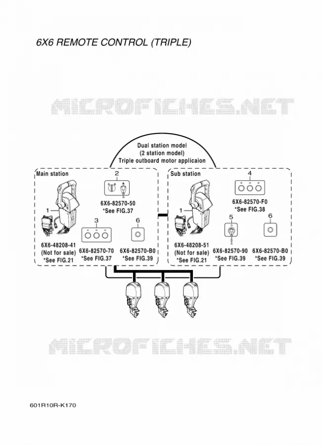 PRESENTATIESCHEMA 3 (DRIEVOUDIG) Yamaha OUTBOARD ENGINES 2011 2011 RIGGING REMOCON-2011  RIGGING REMOCON-2011