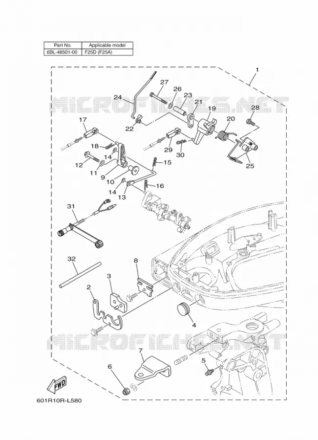 AFSTANDSBEDIENING BESLAG 9 Yamaha OUTBOARD ENGINES 2012 2012 RIGGING REMOCON-2012  RIGGING REMOCON-2012