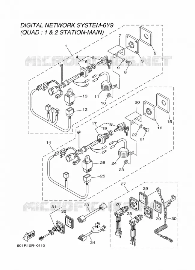 SCHAKELBORD 16 Yamaha OUTBOARD ENGINES 2012 2012 RIGGING REMOCON-2012  RIGGING REMOCON-2012