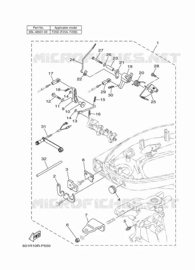AFSTANDSBEDIENING BESLAG 9 Yamaha OUTBOARD ENGINES 2015 2015 RIGGING REMOCON-2015  RIGGING REMOCON-2015