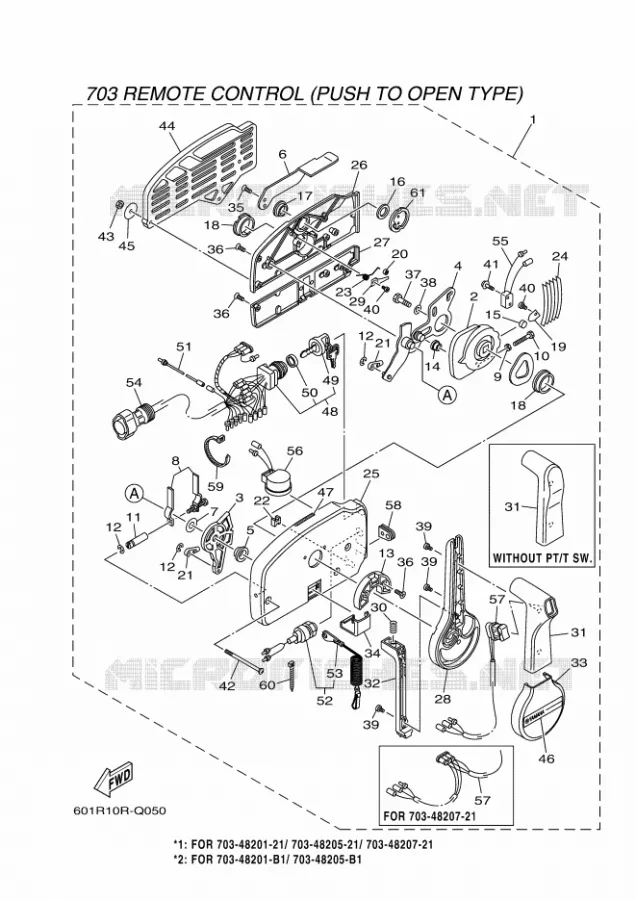 AFSTANDSBEDIENING 2 Yamaha OUTBOARD ENGINES 2016 2016 RIGGING REMOCON-2016  RIGGING REMOCON-2016