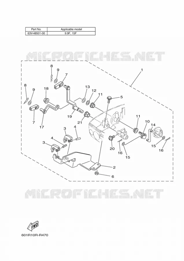 AFSTANDSBEDIENING BESLAG 2 Yamaha OUTBOARD ENGINES 2017 2017 RIGGING REMOCON-2017  RIGGING REMOCON-2017