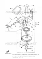 STARTMOTOR voor Yamaha 9.9F Manual Starter, Tiller Handle, Manual Tilt, Pre-Mixing, Shaft 20