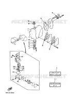 REPARATIESET 1 voor Yamaha 9.9F 2 Stroke, Manual Starter, Tiller Handle, Manual Tilt 1998