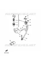 BRANDSTOF SYSTEEM 1 voor Yamaha 9.9F 2 Stroke, Manual Starter, Tiller Handle, Manual Tilt 1996